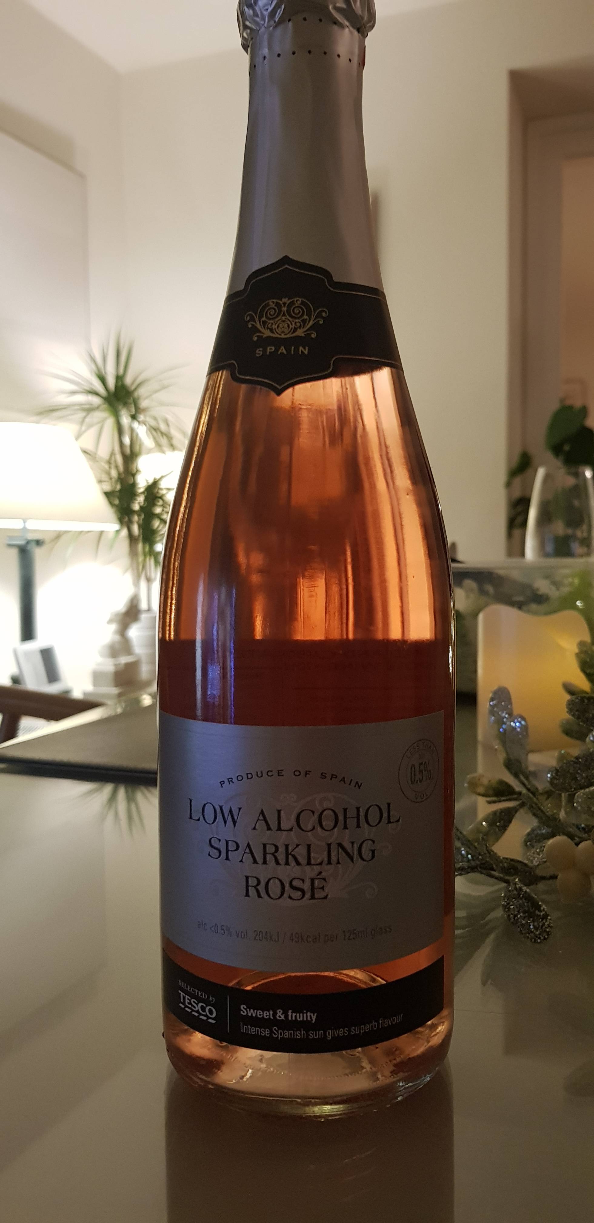 Tesco low alcohol sparkling rose